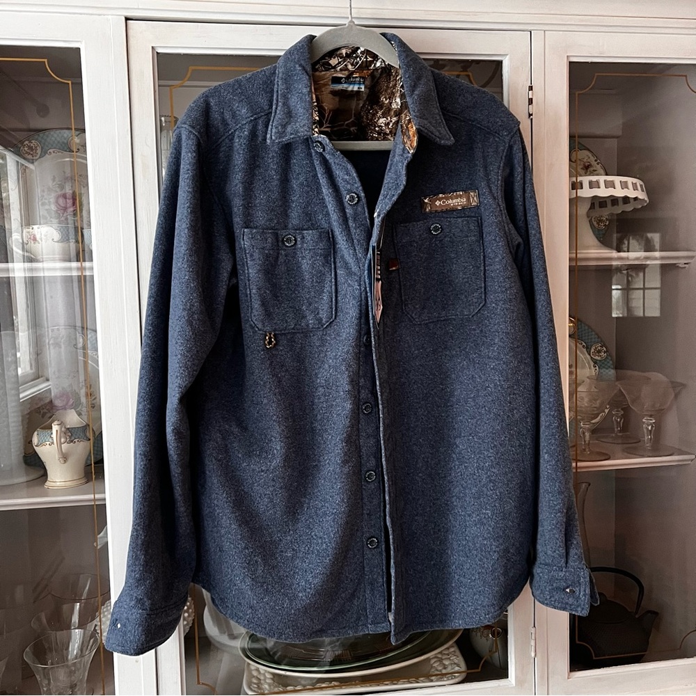 Realtree Dark Blue Shirt Jacket